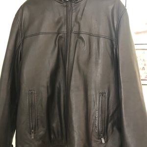 Men’s Leather Coat
